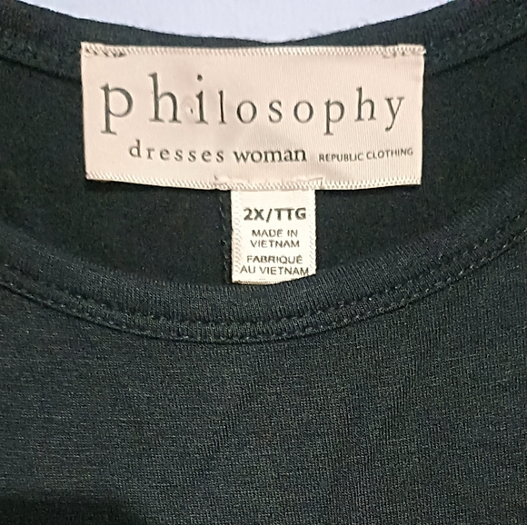 Philosophy Dress, Philosophy Sleeveless Dress, Size 2x - Picture 2 of 4